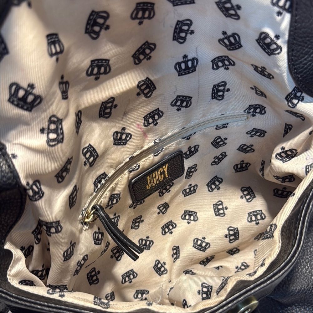 JUICY COUTURE Handbag Faux Pebbled Leather - Picture 5 of 12